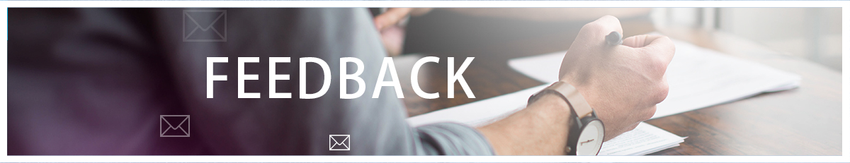 FEEDBACK banner